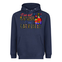 Navy i'm drunk i'm patrıtoc Heavyweight Hoodie - CowhideDigitalArt