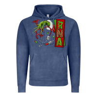 Vintage Denim Christmas Character Vintage Hoodie - NancyCooperArtShop