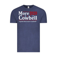 Vintage Denim more cowbell 2020 election Vintage Tee - artisFamous