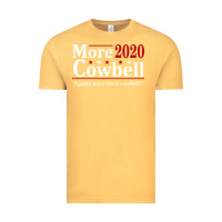 Vintage Mustard more cowbell 2020 election Vintage Tee - artisFamous