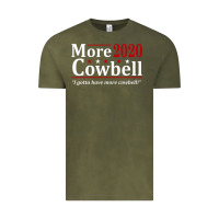 Vintage Olive more cowbell 2020 election Vintage Tee - artisFamous