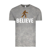 Cloud Rock believe bigfoot white Vintage Tee - artisFamous
