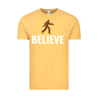 Vintage Mustard believe bigfoot white Vintage Tee - artisFamous