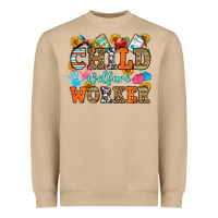 Mushroom child welfare worker Heavyweight Sweatshirt - OliviaCreatesArt