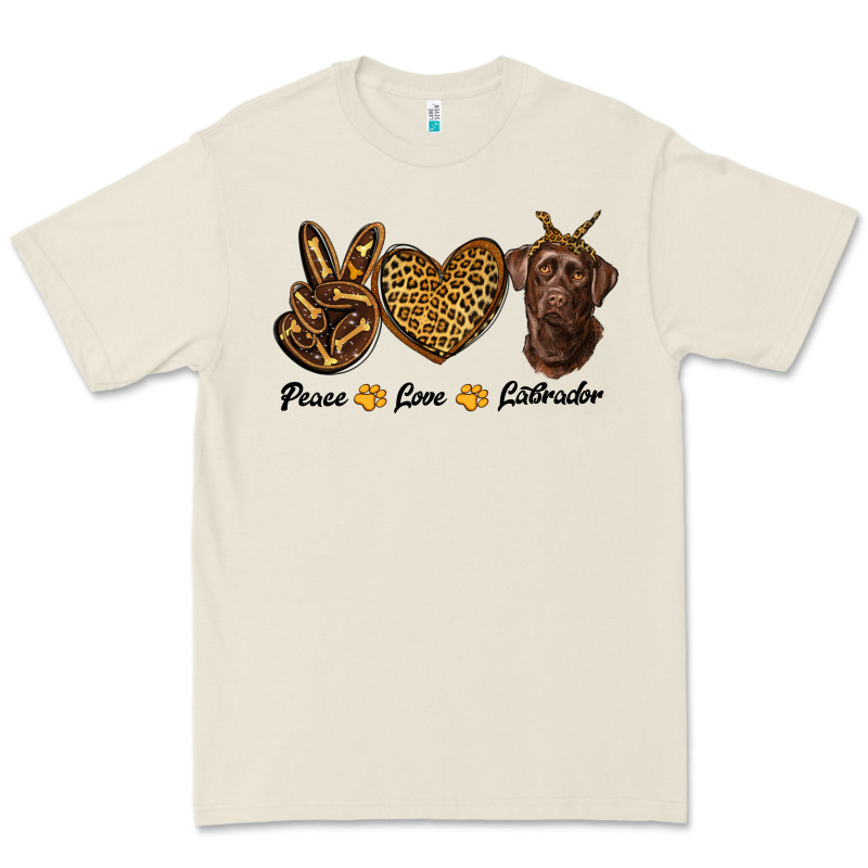 Peace Love Labrador Premium Tee by RanaPortraitStore | Teevron