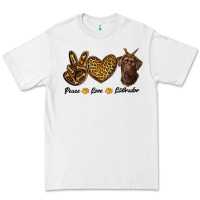 White peace love labrador Premium Tee - RanaPortraitStore