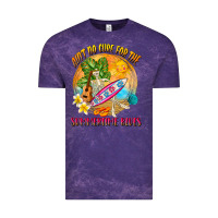 Cloud Purple Ain't no cure for the summertime blues Vintage Tee - NancyCooperArtShop