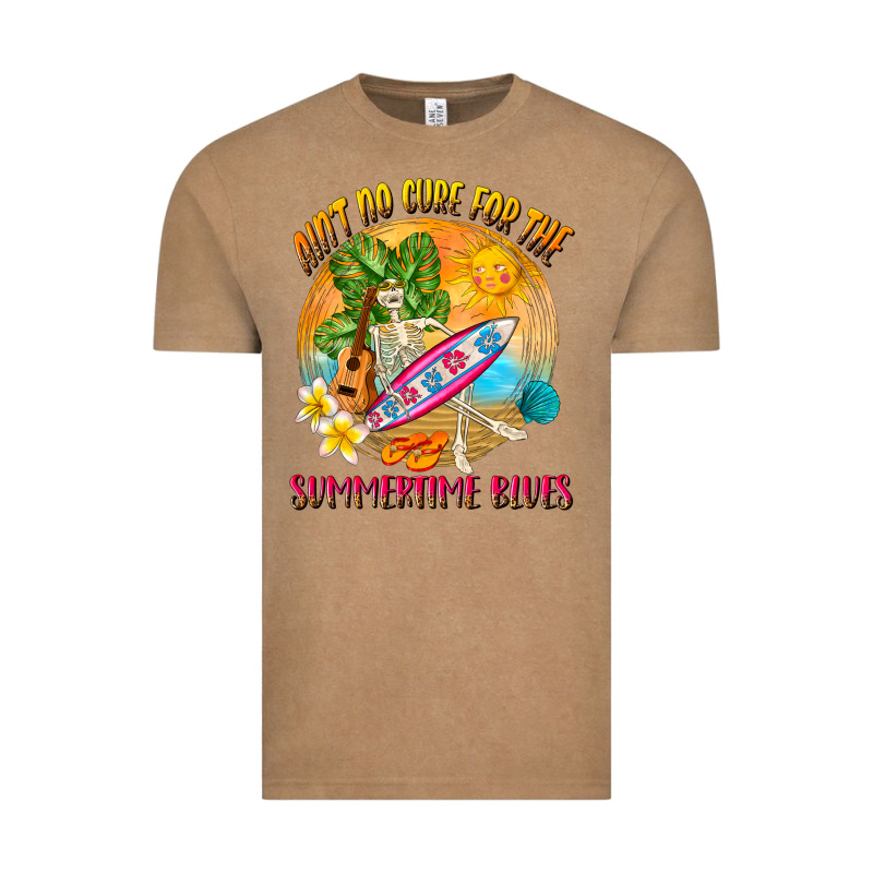 Ain't No Cure For The Summertime Blues Vintage Tee by NancyCooperArtShop | Teevron