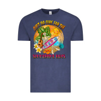 Vintage Denim Ain't no cure for the summertime blues Vintage Tee - NancyCooperArtShop