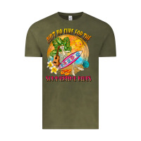 Vintage Olive Ain't no cure for the summertime blues Vintage Tee - NancyCooperArtShop