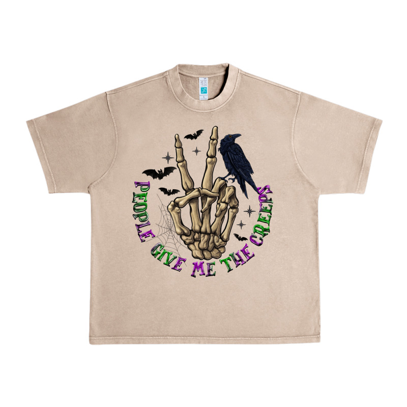 People Give Me The Creeps Urban Heavy Tee by texasbilliewilder | Teevron