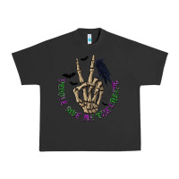 Pigment Black People Give Me The Creeps Urban Heavy Tee - texasbilliewilder
