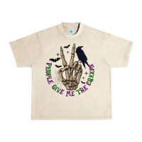 Sandshell People Give Me The Creeps Urban Heavy Tee - texasbilliewilder
