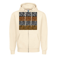 Sandshell safari animals seamless pattern Zipper Hoodie - BundleAndBundleShop