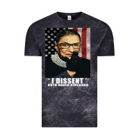 Cloud Black Notorious R.B.G. Funny Progressive, Liberal Ruth Bader Ginsburg Vintage Tee - artisFamous