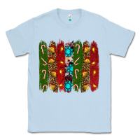 Dusty Blue christmas brushstrokes Classic Tee - RanaPortraitStore