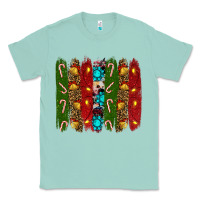 Seafoam christmas brushstrokes Classic Tee - RanaPortraitStore