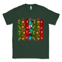 Sports Green christmas brushstrokes Classic Tee - RanaPortraitStore