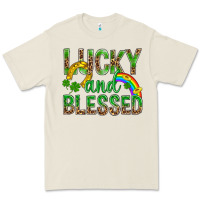 Bone Lucky And Blessed St Patricks Premium Tee - BundleAndBundleShop