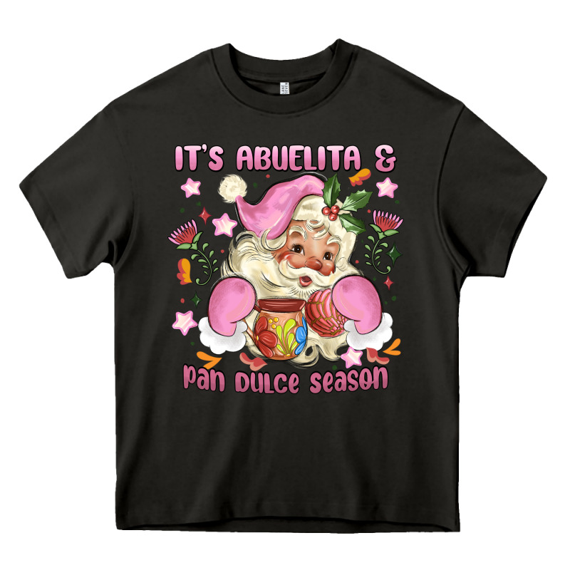 Its Abuelita And Pan Dulce Season Mexican Santa Heavy Core Tee by MaliasSmallBusiness | Teevron