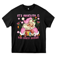 Black its abuelita and pan dulce season mexican santa Heavy Core Tee - MaliasSmallBusiness