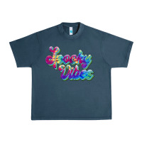 Midnight Navy spooky vibes Urban Heavy Tee - JahusDesignShop