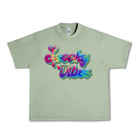 Oil Green spooky vibes Urban Heavy Tee - JahusDesignShop