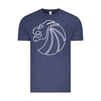 Vintage Denim outline seven lions Vintage Tee - artisFamous