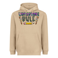 Mushroom librarians rule Heavyweight Hoodie - CowhideDigitalArt