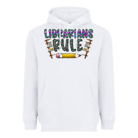 White librarians rule Heavyweight Hoodie - CowhideDigitalArt