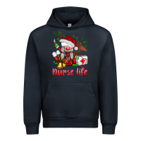Navy christmas nurse life gnome Urban Hoodie - BarkalooDesign