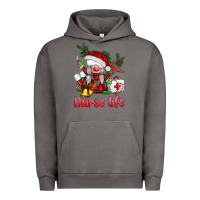 Pigment Tornado christmas nurse life gnome Urban Hoodie - BarkalooDesign