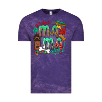 Cloud Purple Dog Mama Vintage Tee - texasbilliewilder