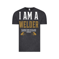 Vintage Black I Am A WELDER - WELDER Job Gift Funny Vintage Tee - artisFamous
