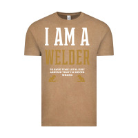 Vintage Coffee I Am A WELDER - WELDER Job Gift Funny Vintage Tee - artisFamous