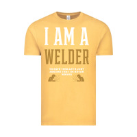 Vintage Mustard I Am A WELDER - WELDER Job Gift Funny Vintage Tee - artisFamous