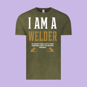I Am A Welder - Welder Job Gift Funny Vintage Tee Designed By Artisfamous