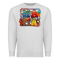 Dove Grey leopard frame firefighter mama Mother's Day Premium Sweatshirt - LillyAllenDesigns