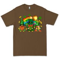 Cacao st. patricks  gnomies with rainbow Premium Tee - BundleAndBundleShop
