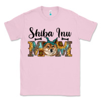 Bubblegum Pink western shiba inu mom Classic Tee - RanaPortraitStore