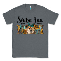 Charcoal Heather western shiba inu mom Classic Tee - RanaPortraitStore