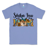 Colony Blue western shiba inu mom Classic Tee - RanaPortraitStore