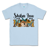 Dusty Blue western shiba inu mom Classic Tee - RanaPortraitStore