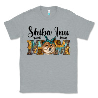 Heather Grey western shiba inu mom Classic Tee - RanaPortraitStore