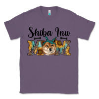 Lavender western shiba inu mom Classic Tee - RanaPortraitStore