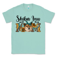 Seafoam western shiba inu mom Classic Tee - RanaPortraitStore