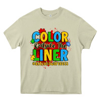 Mossy color outside the liner autism awareness Heavy Core Tee - JahusDesignShop
