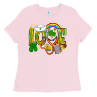 Bubblegum Pink St. Patrick's Love Nurse Ladies Tee - BundleAndBundleShop