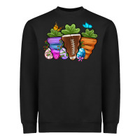 Black Football Easter sports carrots Heavyweight Sweatshirt - OliviaCreatesArt