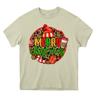 Mossy merry leopard merry christmas Heavy Core Tee - MaliasSmallBusiness